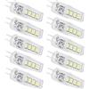 Marhynchus Lampadina LED G4, 2W 180LM 2835 Chip 360 Gradi, Materiale PC, 220 V, Senza Sfarfallio, Senza con Ampio Irraggiamento, per Ufficio Domestico (luce bianca)