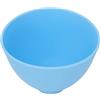 Brrnoo Ciotola di Miscelazione in Silicone, Ciotola di Miscelazione per Maschera Facciale Resistente Al Calore Riutilizzabile per Vernice per Pittura in Gesso 15 X 15 X 11 Cm (Blu)