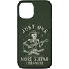One More Guitar Custodia per iPhone 12/12 Pro Cowboy Scheletro Chitarrista Country Music Umorismo Folk