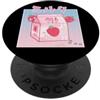 Anni 90 Retro Estetica giapponese Anime Kawaii Frappè PopSockets PopGrip Adesivo
