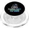 Gamer Pregnancy Announcements Giocatore giocatore tre entrando annuncio gioco PopSockets PopGrip per MagSafe