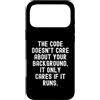 Coding Mindset Programmer Tech Logic Log Custodia per iPhone 17 Pro Max Il codice non si preoccupa del tuo background, si preoccupa solo