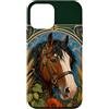 Belle Epoque Animals Custodia per iPhone 12 mini Cavallo da tiro Clydesdale Art Nouveau