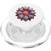 1.98WorksLabo Intricato motivo a spilla a forma di fiore PopSockets PopGrip per MagSafe