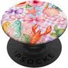 Summer Aesthetic Beachy Collage Spiaggia Estate Acquerello Costiero Collage Estetica Carino Girly PopSockets PopGrip Adesivo