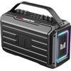 Monster MS-ADV1 Adventurer 1000 Altoparlante Bluetooth Portatile, 80W, Nero, Bluetooth 5.3, Batteria 4000mAh, con Ingresso AUX, USB, Scheda TF, Microfono, Karaoke, 300x161x127mm