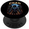Chad Sigma Alpha Stivale Chad Sigma Alpha Wolf PopSockets PopGrip Adesivo