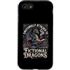 Dragon Fantasy Reader Book Lover Bookwor Custodia per iPhone SE (2020) / 7/8 Attaccato emotivamente ai draghi immaginari