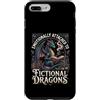 Dragon Fantasy Reader Book Lover Bookwor Custodia per iPhone 7 Plus/8 Plus Attaccato emotivamente ai draghi immaginari