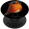 Robin Bird Outfit Bel cartone animato Robin con occhiali da sole Costume PopSockets PopGrip Adesivo