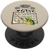 Back To School Seagull Turtle Pun Class Divertente Turtle-y Awesome Kinder Gulls Scream 1 ° giorno di scuola PopSockets PopGrip Adesivo