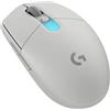 Logitech G G305 X SUPERLIGHT, mouse gaming wireless, mouse per PC ricaricabile ultraleggero da 61 g, sensore HERO 44K, LIGHTSYNC RGB, 6 pulsanti programmabili, LIGHTSPEED, Bluetooth, Mac/PC - Bianco