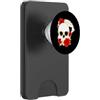 Poker Skull Card Art Studio Quattro assi Skull Roses Poker Gioco D'azzardo Card Art PopSockets PopWallet per MagSafe