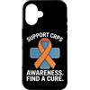 Cprs Warrior Gifts for Women and Men Custodia per iPhone 16 Cprs Awareness Month Orange Novembre Cprs