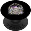 Dementia Awareness & Purple Ribbon Suppo Elefante per la consapevolezza della demenza che ricorderò per te PopSockets PopGrip Adesivo