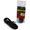VulTech US21202 Prolunga USB 2.0 - 1,8 m, Nero - Cavo Estensione USB Ad Alta Velocità con Connettori Placcati Oro