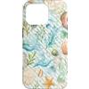 Shoreline Paper Co Custodia per iPhone 16 Pro Conchiglie costiere di Tidepool
