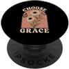 Christian Scripture Inspirational Bible Scegli Grazia Cristiano Girasole Farfalla Fede Religioso PopSockets PopGrip Adesivo
