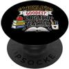 Elementary high school appreciation appa Divertente mondo più buono insegnante di inglese spiritoso grammatica PopSockets PopGrip Adesivo