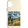 Cyclists Lover Gogh Men Bike Custodia per iPhone 16 Plus Gogh Riding Cycling Van Gogh Art Funny Men Bike