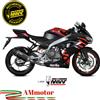 MIVV Scarico Completo Mivv Aprilia RS 457 2024 Per Moto Terminale SR-1 Inox Nero