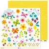Anita y Su Mundo Anita e Il Mondo Collection Mi Giardino Carta da Scrapbooking, Paper, Ritagliabili, 30,5 x 30,5 cm