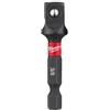 Milwaukee 48-32-5031 Shockwave acciaio Impact Duty 1/4 pollice esagonale gambo a 3/8 pollici quadrato adattatore