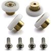 Generic NA - Rulli di ricambio per porta della doccia, 4 pezzi, diametro 20 mm/23 mm/25 mm/27 mm