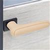 PATIKIL 5.9 Inch Copri Maniglia Porta In Silicone 2Pcs Protezione Morbida Per Mani Per Cucina Bagno Camera Da Letto Beige