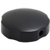 Besttoolifes Manopola di controllo del troppopieno per vasca da bagno in ottone - 74 mm rotonda nera per vasca da bagno regolatore del flusso d'acqua con finitura elegante, facile da installare