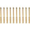 Volakebeing 10pcs 6mm Punta Lancia Punta Hex Shank per Piastrelle di Ceramica Marmo Vetro Legno Metallo per TIN Rivestito Carbide Tip Set di Utensili di Foratura