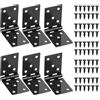 LiYiJiKeJi 6 Pz Nastro per Casse, Cerniere Cassapanca, Cerniere Resistenti, Pieghevoli, a Scomparsa, Connettore per Mobili, Scatole, Porte in Legno, Armadi (100 x 35 mm)