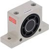 Mingzhe Tabella delle Vibrazioni in Lega di Alluminio a Sfera di Vibratore Pneumatico Forniture 3/8 Pollici per Uso Industriale (K36)