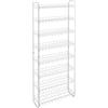 Metaltex Scarpiera 8 Ripiani, Metallo, Argento, 23 x 64 x 165 cm