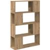 Mhdvray Mobile TV da parete marrone, 80 x 24 x 125 cm, in legno, moderno set di 4 ripiani per soggiorno, mensola da parete per multimediali e decorazioni