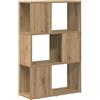Mhdvray Mobile TV da parete marrone, mobile TV sospeso in legno, 60 x 24 x 94,5 cm, moderno scaffale da parete con 4 ripiani per soggiorno, scaffale multimediale sottile