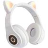 AGA Cuffie wireless Aga con orecchie di gatto a LED bianco RGB