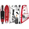 BRUNELLI 10.8 Tavola da windsurf iSUP gonfiabile Stand Up Paddle Checker 4,5 m² Tavola SUP con attrezzatura