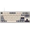 ROYAL KLUDGE R87Pro Mezza tastiera da gioco grigia Interruttore marrone