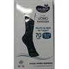 Sauber Linea Uomo Fantasia Filato Q-skin 13-17 Mmhg Calza 70 Denari Spiga Nero Taglia L/xl