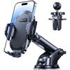 Miracase Porta Cellulare Auto, [Livello Militare Aspirazione Affidabile] Supproto Telefono Auto Universale, Per il Cruscotto & Bocchette di Aerazione E Parabrezza Adatto a Tutti Smartphone