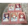 Gotoubun no Hanayome Set di asciugamani in microfibra 5 pezzi personaggi ogge...