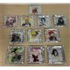 Set portachiavi puzzle NARUTO Shippuden tutti gli 11 personaggi anime giappon...