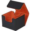 Scatola Porta Carte, Organizer per Mazzi, Divisorio, Custodia Compatta in PU per