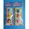 Pokemon Personaggio Clip Set AB 2 Pezzi Vintage Tomy Snorlax Giappone da Coll...