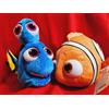 Peluche Disney lotto di 3 Alla ricerca di Dory Nemo lunghezza totale circa 18...