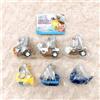 Collezione navi da crociera ONE PIECE set completo di 6 figurine autentiche a...