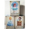 Qposket Personaggi Disney Ariel Biancaneve Cenerentola Figure Set da Collezione