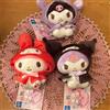 Peluche My Melody Kuromi con poncho bambola personaggio giapponese da collezione