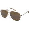 Maui Jim Hauoli XS MJ0589S 003 | Occhiali da Sole Graduati o Non Graduati | Prova Online | Unisex | Metallo | Pilot | Oro | Adrialenti